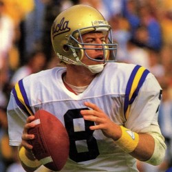 1988 UCLA Bruins Troy Aikman Vintage Football Art Print | Relive a Legendary Season
